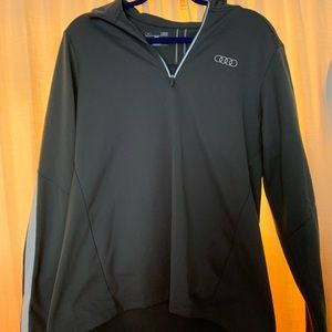 Under armor Audi gray quarter zip